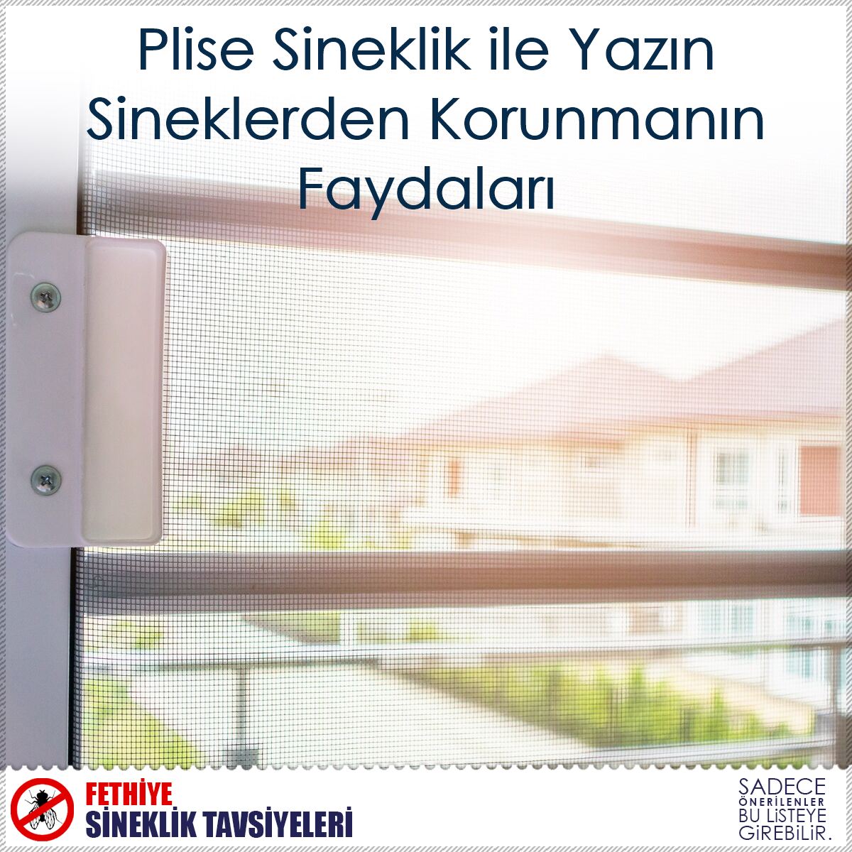 Plise Sineklik ile Yazın Sineklerden Korunmanın Faydaları : Kapak Görseli