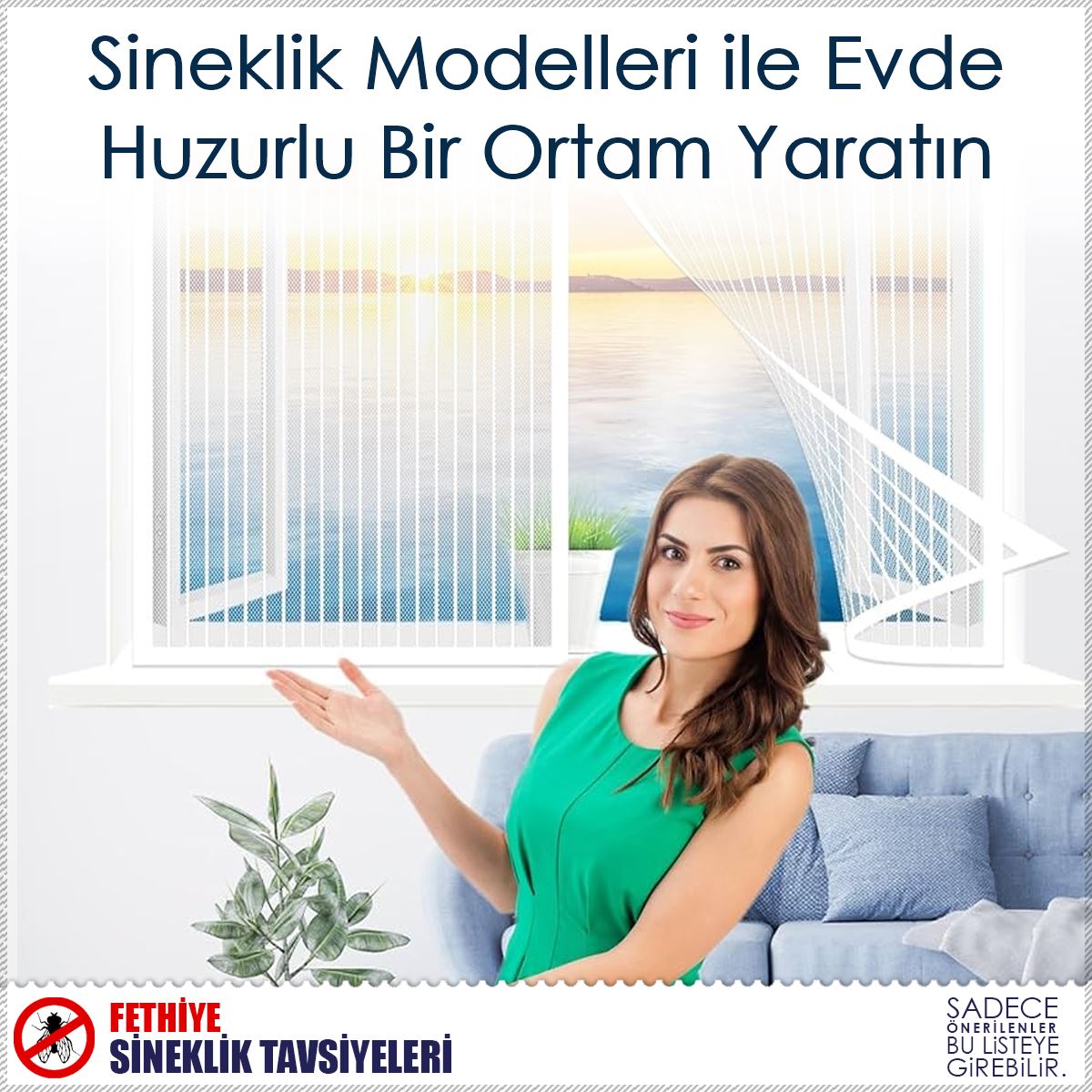 Sineklik Modelleri ile Evde Huzurlu Bir Ortam Yaratın : Kapak Görseli
